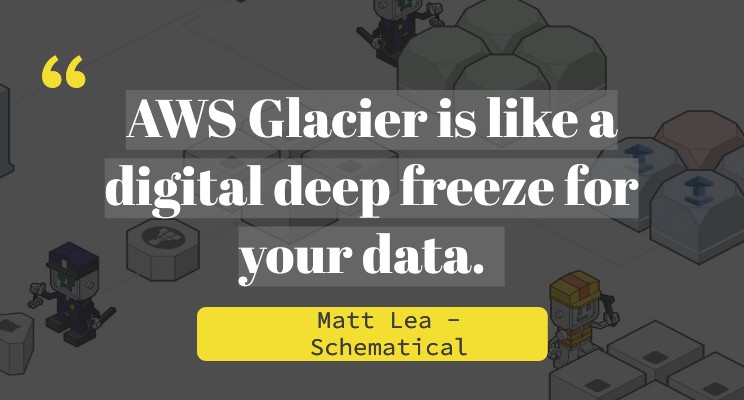 AWS Glacier is like a digital deep freeze for your data. 