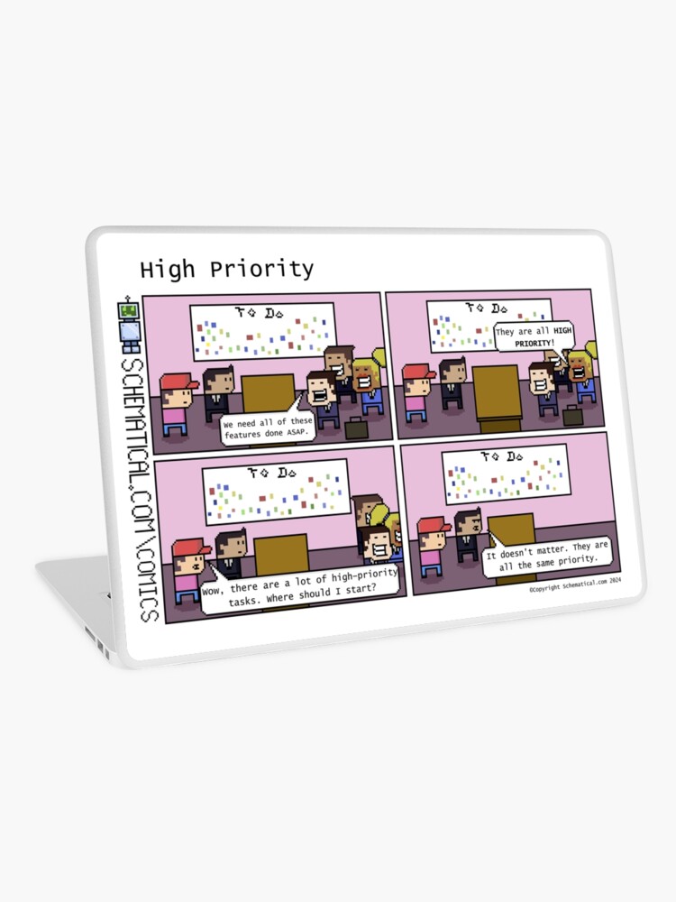 High Priority Laptop Skin