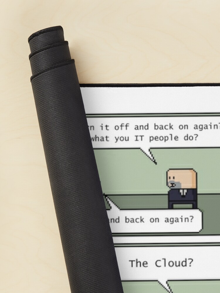Going "Turn It Off And Back On Again Mouse Pad