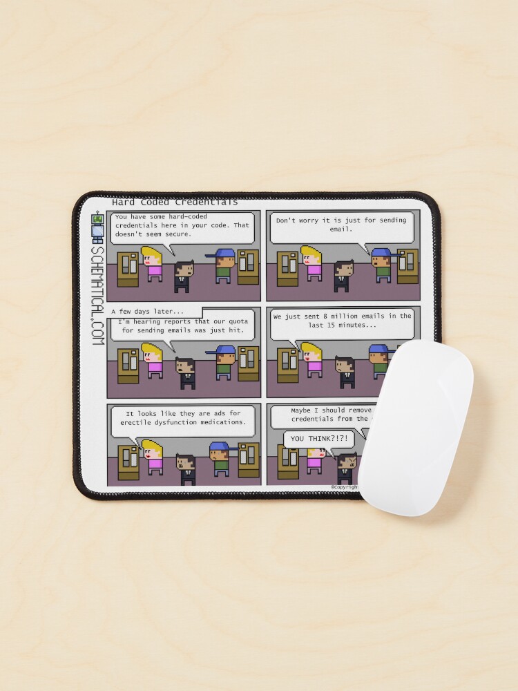 Hard Coded Credentials Mouse Pad