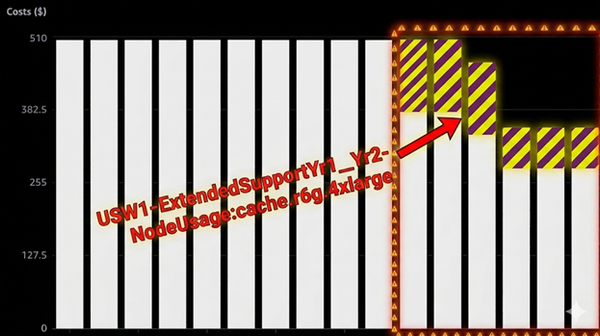 AWS’s new hidden `ExtendedSupportYr1_Yr2` charge for older versions of RDS and Elasticache