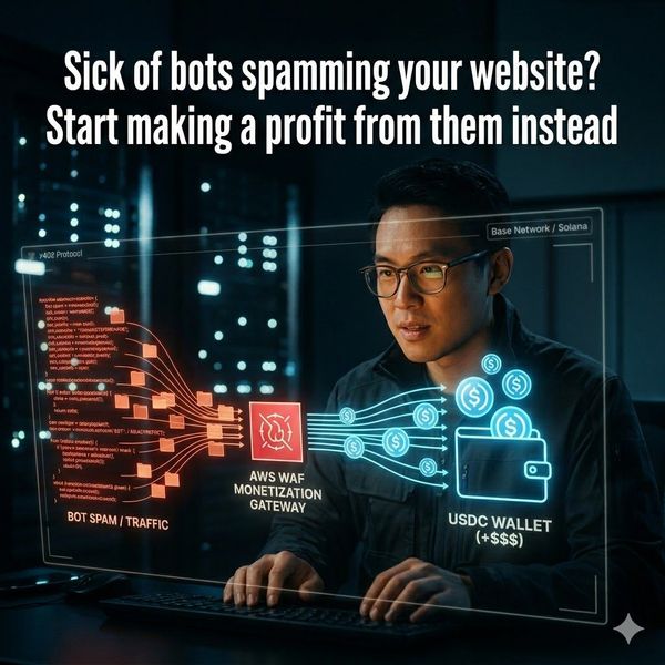 Sick of bots spamming your website? Start making a profit from them instead