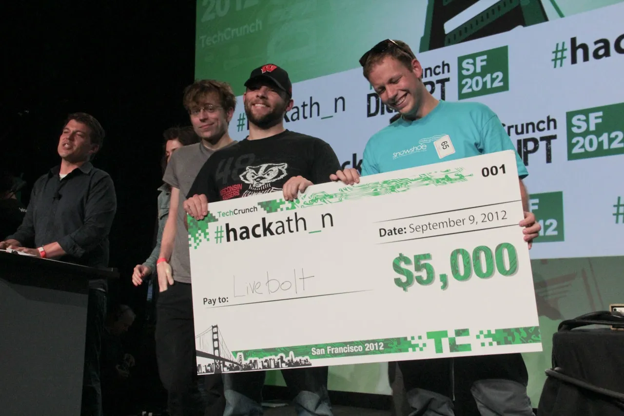 Tech Crunch Disrupt SF 2012 Hackathon Winner - Livebolt